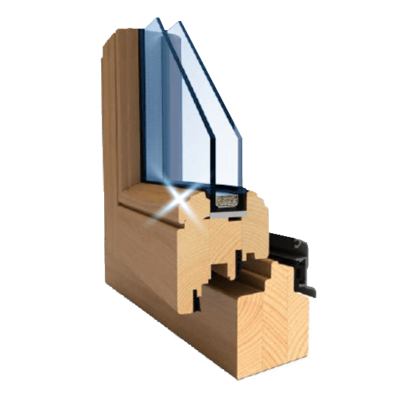 Massiv Holzfenster - Perfektschliff Retro